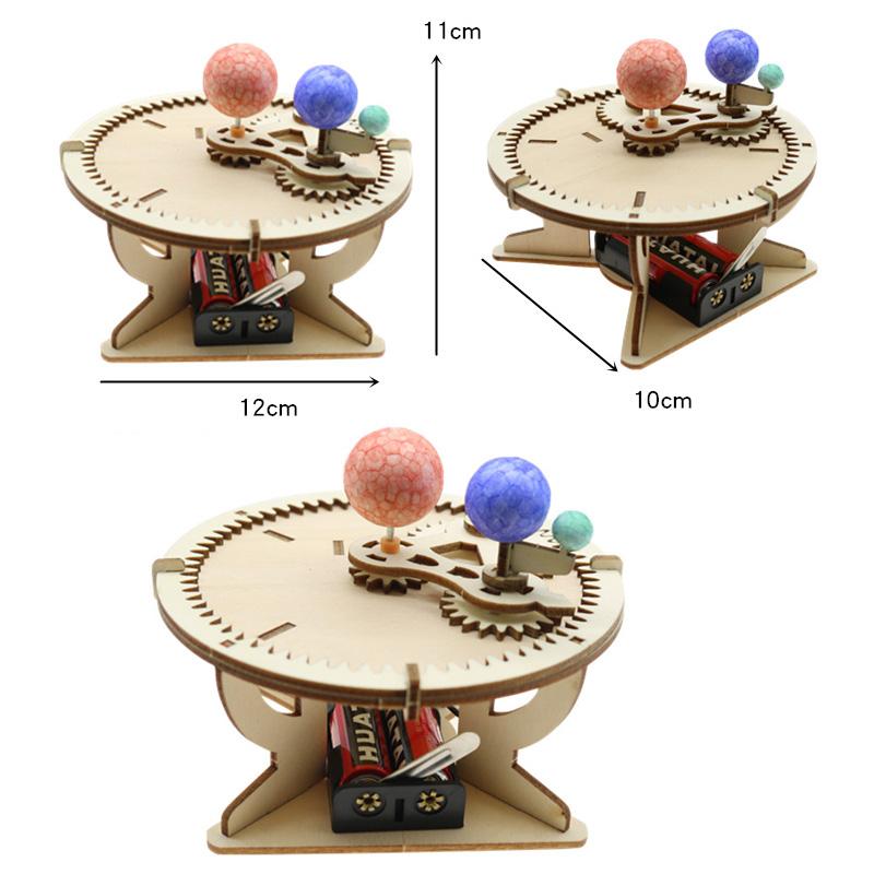 Трисфера Солнце Земля Луна Планета Солнечная система Модель Дети DIY Научные игрушки Образовательный научный набор для экспериментов