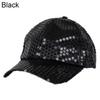 Женщины Мужчины Блестящие Блестки Бейсболки Snapback Шляпы Вечерние Открытый Регулируемый
