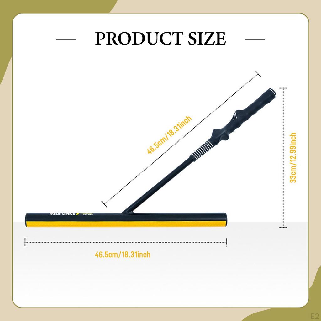 Golf Swing Training Aid Position Correction, Warm up Equipment Practice Rod for Beginners