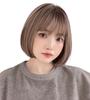 Brightlara Wig, Bob, Short, Full Wig, Women's Wig, Black or Blonde, for Everyday Use, tf1704-RC