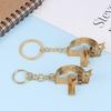 Exquisite Brass Stainless Steel Mini Mousetrap Clip Toy Keychain High-Quality Personalized Jewelry Gift