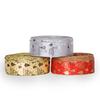 Charming 6.3cm Christmas Tree Ribbon Adornments With Colorful Letter Designs