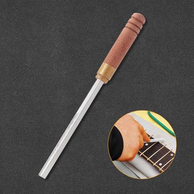 Файл для коронирования ладов гитары, деревянный полированный, инструмент лютье для ремонта и обслуживания гитары, полировальный инструмент для DIY, аксессуары для гитары и баса