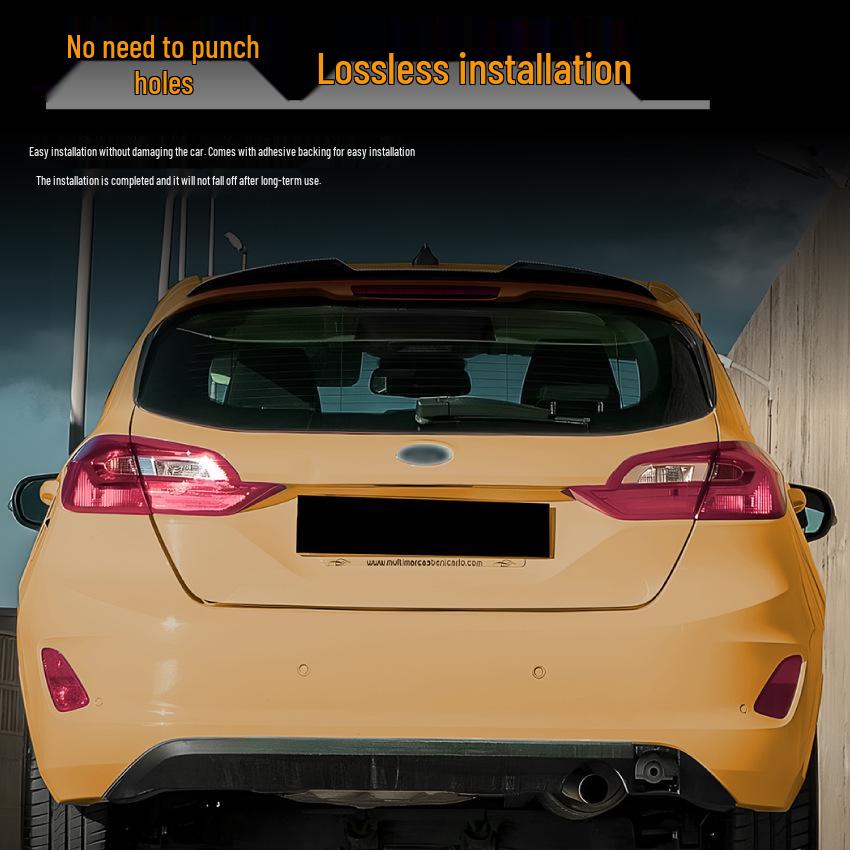 Ford Fiesta MK8 Rear Wing Spoiler for 2018+ Standard Version