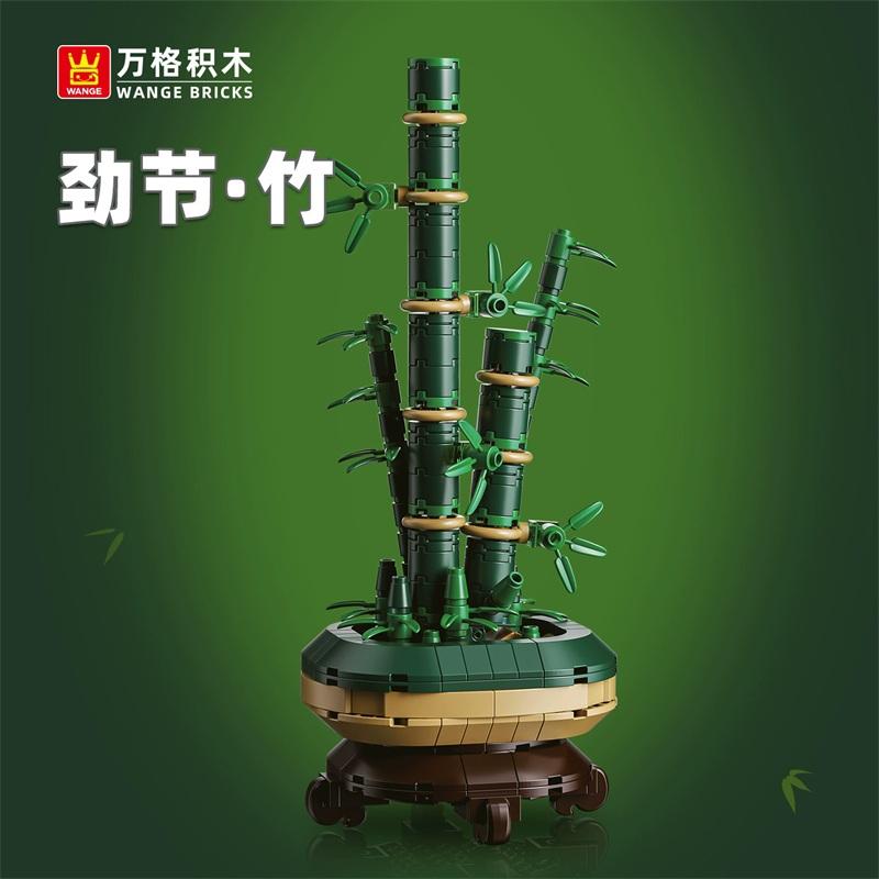 Plastic Blocks Simulation Flowers Building Bricks Eternal Plant Preserved Rose Artificial Bamboo Adult Toy Mom Gift Girl Present