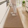 DEXI Kitchen Highly Solid Easy To Stays In Mildew and Suitable for and Laundry Brown Mat, Long, Absorbent, Non-Slip, Washable, Simple, Stylish, Color,