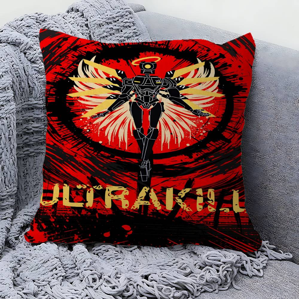 Подушка ULTRAKILL Подушка Аниме Подушка для изголовья дивана Подушка-чехол Чехол для подушки x см Мода
