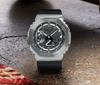 Casio G-SHOCK Metal Covered GM-2100-1A Серебряный Восьмиугольник (параллельный импорт)