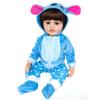 22-Inch Reborn Doll Clothes - Animal Cartoon Series Baby Soft Glue Outfit (55CM)