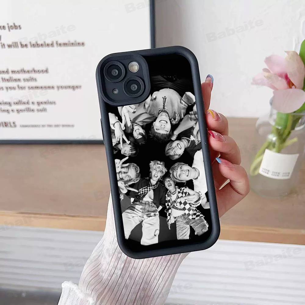 Чехол для телефона Kpop S-Stray K-Kids Для IPhone 17 16 15 14 13 12 11 Pro Max 16E Plus INS Мягкий чехол