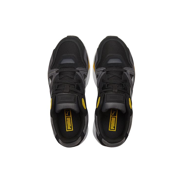 Puma Mirage Mox Prism Ткань Слоистая Кожа Удобные Низкие Повседневные Кроссовки Унисекс Кроссовки Черный Серый Белый 380512-02