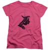 Batman Catwoman Rope Womens T Shirt Hot Pink Officially Licensed