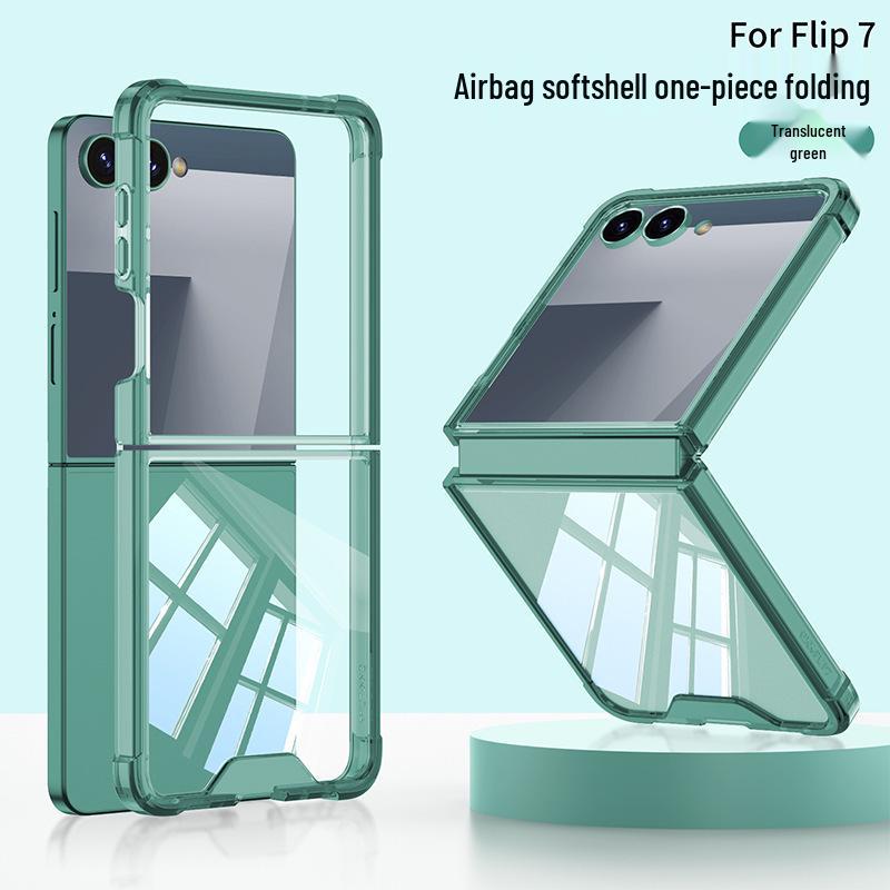 Чехол для складного телефона Samsung Z Flip7: Подушка безопасности Большое окно, Креативный дизайн, Межграничная совместимость