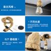 Vintage Hemp Rope American Style Pendant Lights Hand Knitted Reminiscence Bar Pub Industrial Lighting Indoor Ceiling Lamp E27