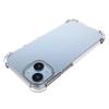 For iPhone 13 6.1 Inch Back Cover WANLONFENG TM Series 2.0mm Clear TPU Phone Case (Big Lens Hole)