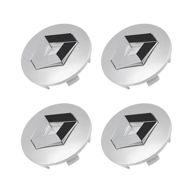 Hub Caps 4PCS 57mm 60mm Car Wheel Center Hub Cap Stickers Styling For Renault RS Koleos Captur Kadjar Megane Clio Talisman Sceni