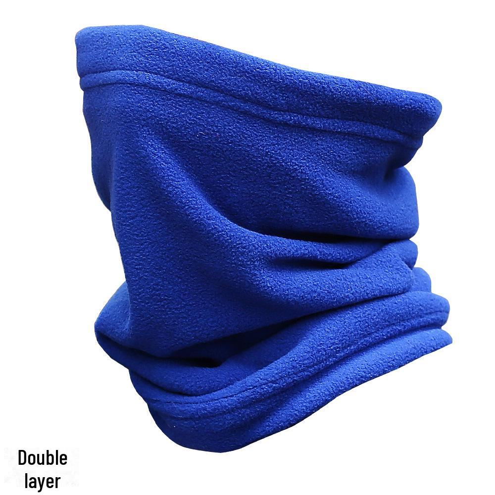 Многофункциональная флисовая утепленная манжета для шеи - ветрозащитная, морозостойкая маска для катания на лыжах и велосипеде на осень и зиму