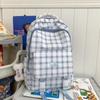 Новинка 2024 года, школьная сумка, женская сумка Ins Mori System, клетчатая сумка на плечо для учащихся средней школы, свежие милые рюкзаки на плечо для девочек