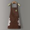 Women's Waterproof PVC Apron with Cooking Sleeves - Oil-Proof, Customizable, Half-Length Waist Design