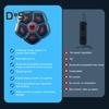 Музыкальный боксерский тренажер Настенный интеллектуальный Bluetooth-совместимый перфоратор с мишенью для тренировок на ловкость Электронное светодиодное оборудование для тренировок по боксу