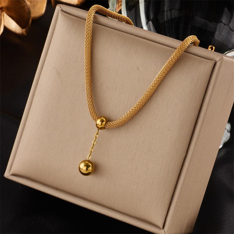 Vintage Layered Chain Butterfly Moon Pearl Pendant Necklace for Women