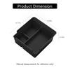 For Geely Boyue L/Starray 2025 ABS Center Console Armrest Storage Box Car Tray Organizers Tidying Interior Accessories Black