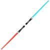 Colorful Glowing Sword Toys Laser Sword Lightsaber Red and Blue Double Saber Telescopic Music Cosplay Cool Flashing Children Toy
