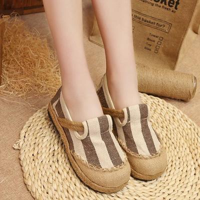 Весна и осень, новый стиль, полосатые туфли на плоской подошве, подходящие по цвету, удобные, универсальные и износостойкие туфли на плоской подошве для женщин