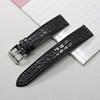 13 14 16мм 18мм 19мм 20мм Тонкий Мягкий ремешок из кожи крокодила Для Longines L4 L2 VC MIDO Cartier Пряжка-пимп коричневый синий Ремешок для часов