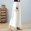 Summer Elastic Waist Wide Leg Pants Thin Print Fashion Women's Pants Straight Leg Oversized Pants