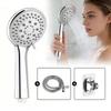 2/3pcs Easy Install Shower Head Set 1.5 Inch Encrypted Hose High-Pressure Shower Head