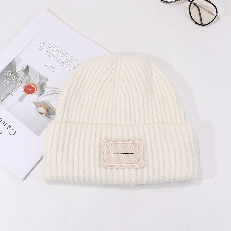 Hats for Women In Autumn and Winter Warm Face Showing Small Wool Hat Big Head Versatile Ear Protection Knitted Hat Student Korean Style Cold Hat Men