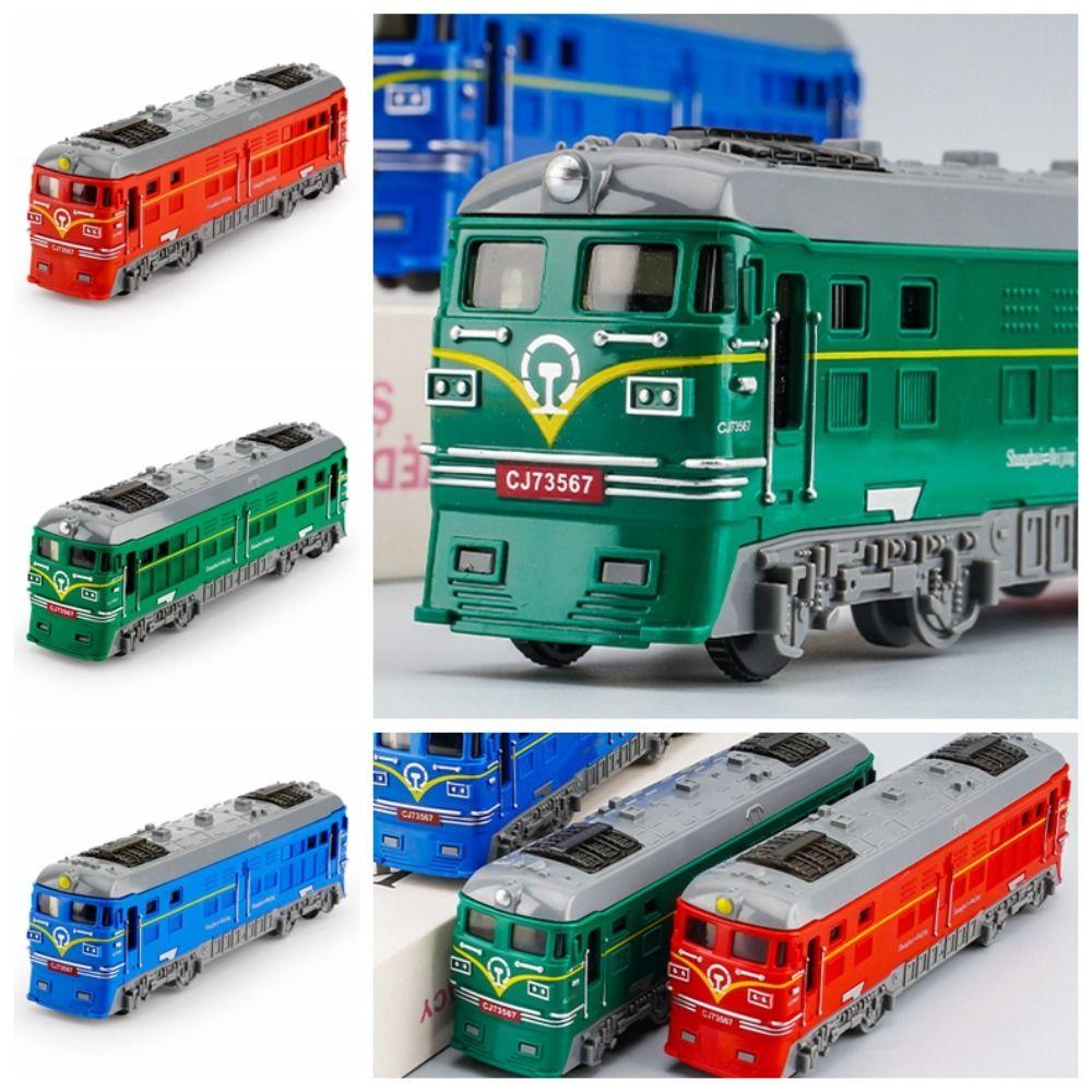 Miniature Inertial Train Model Educational Train Car Toys Toddlers Rail Vehicle Toy Boys and Girls