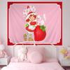 Classic Animation SStrawberry SShortcak Colorful Tapestry Wall Hanging Bohemian Wall Tapestries Mandala Wall Hanging Sheets