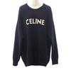 CELINE 2A19R423P.38NO S свитер черный шерсть Женский