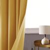 Высокоточные желтые термошторы для оформления окон спальни, затемняющие, для гостиницы, офиса, террасы, декоративные шторные панели #35