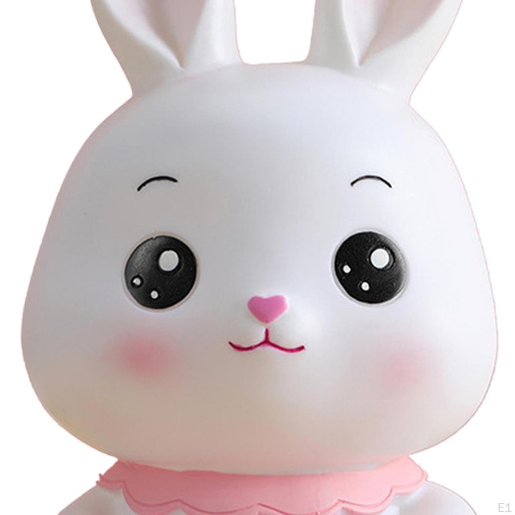 Фигурки кроликов, копилка, настольный милый небьющийся декоративный кролик, банка для экономии денег