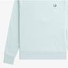 Fred Perry [sharp] Laurelis Graphic High Neck Sweatshirt   Light Ice Afpm2417770 R30