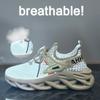 Новые летние летающие тканые туфли корейские спортивные женские сетчатые дышащие студенческие повседневные туфли на плоской подошве для бега