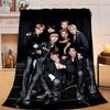1PC Kpop Stray  Flannel Blanket Gift, Suitable for Both Men And Women, Soft Ideal for Beds And Sofa, Birthday Or Christmas Gift