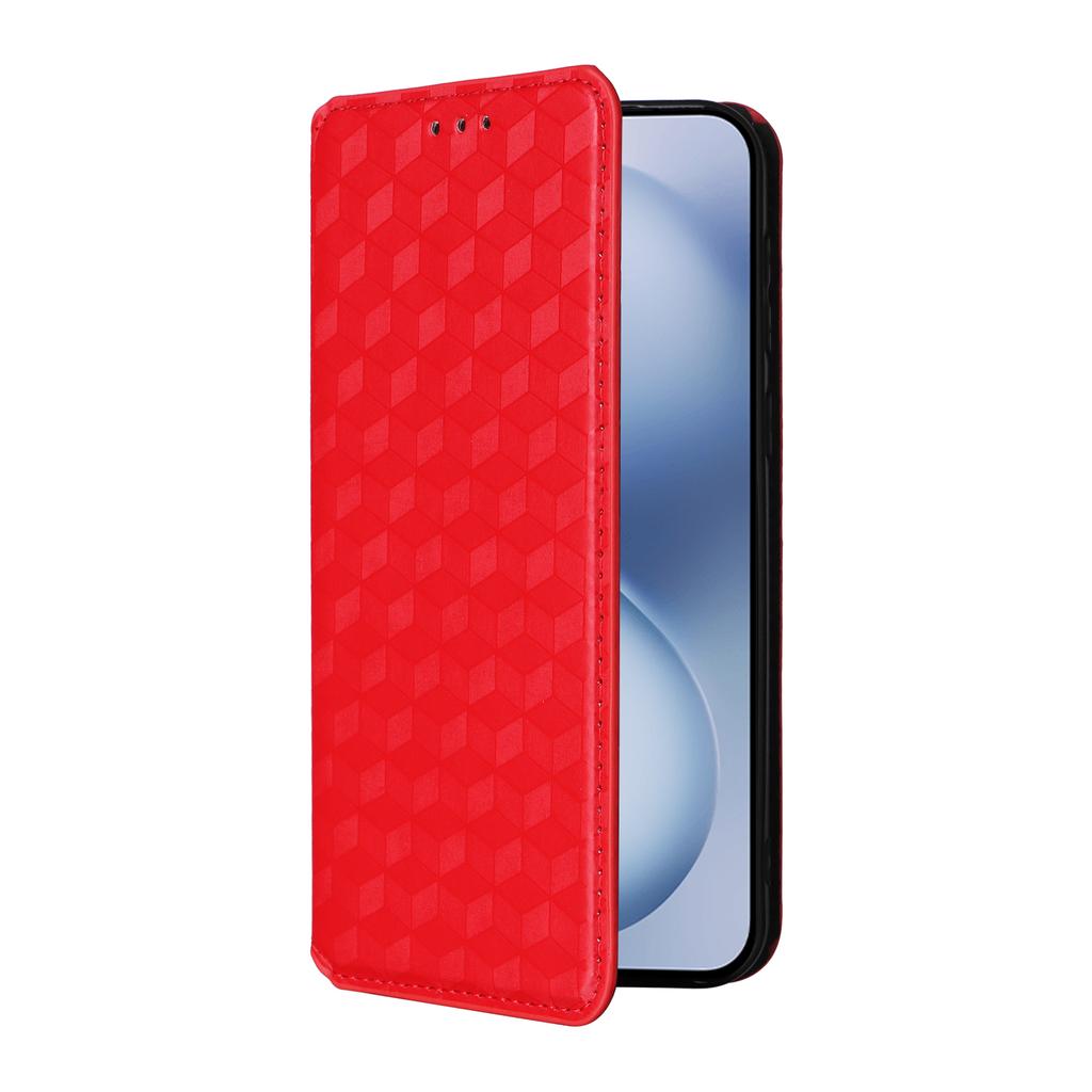 For Vivo X200 FE 5G/S30 Pro Mini 5G Case Wallet Rhombus Imprinted Leather Phone Cover