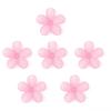 20Pcs Acrylic Beads Matte Solid Five Petal Flower Accessories for DIY Necklace Bracelet Earring Jewelry Making