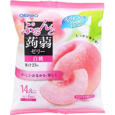 Orihiro Plundry Purun Желе из конняку Белый персик 20 г x 6 штук Другое (проверьте замки, очистители языка и т. д.) Другой (проверьте замки, очистители языка и т. д.)