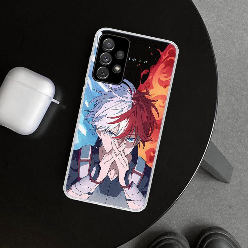 Чехол для телефона MHA Тодороки Шото для Samsung Galaxy A12 A22 A32 A52 A72 A02S A51 A50S A31 A20S A10S Note 20 Ultra 10 Plus Gal