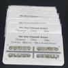 10Packs/200Pcs Dental Mini MBT Bracket 0.022 Slot 345 Hook Dental Mini Metal Orthodontic Brackets