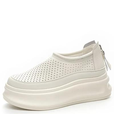 6 см коровья натуральная кожа летние мягкие балетки весенние оксфорды женские удобные полые мокасины для отдыха этнические туфли без застежек эргономичные