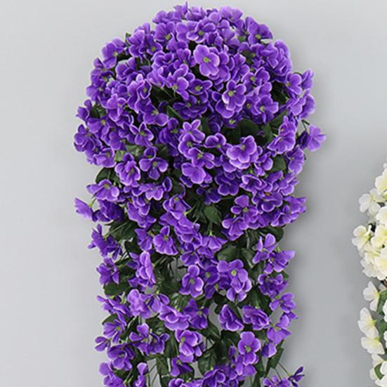 Outdoor Artificial Fall Fake Flowers Hanging Vines UV Resistant Faux Flowers Realistic Look Home Garden Decor