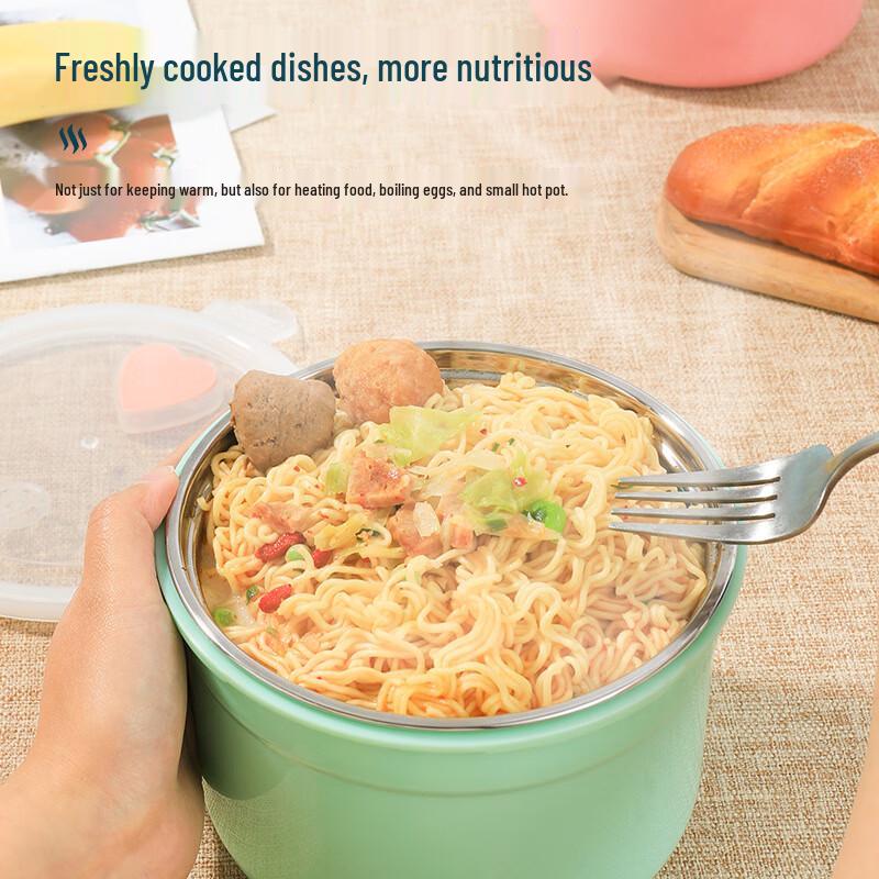 Ланч-бокс Zhi Shi из нержавеющей стали 304 с самоподогревом и супницей