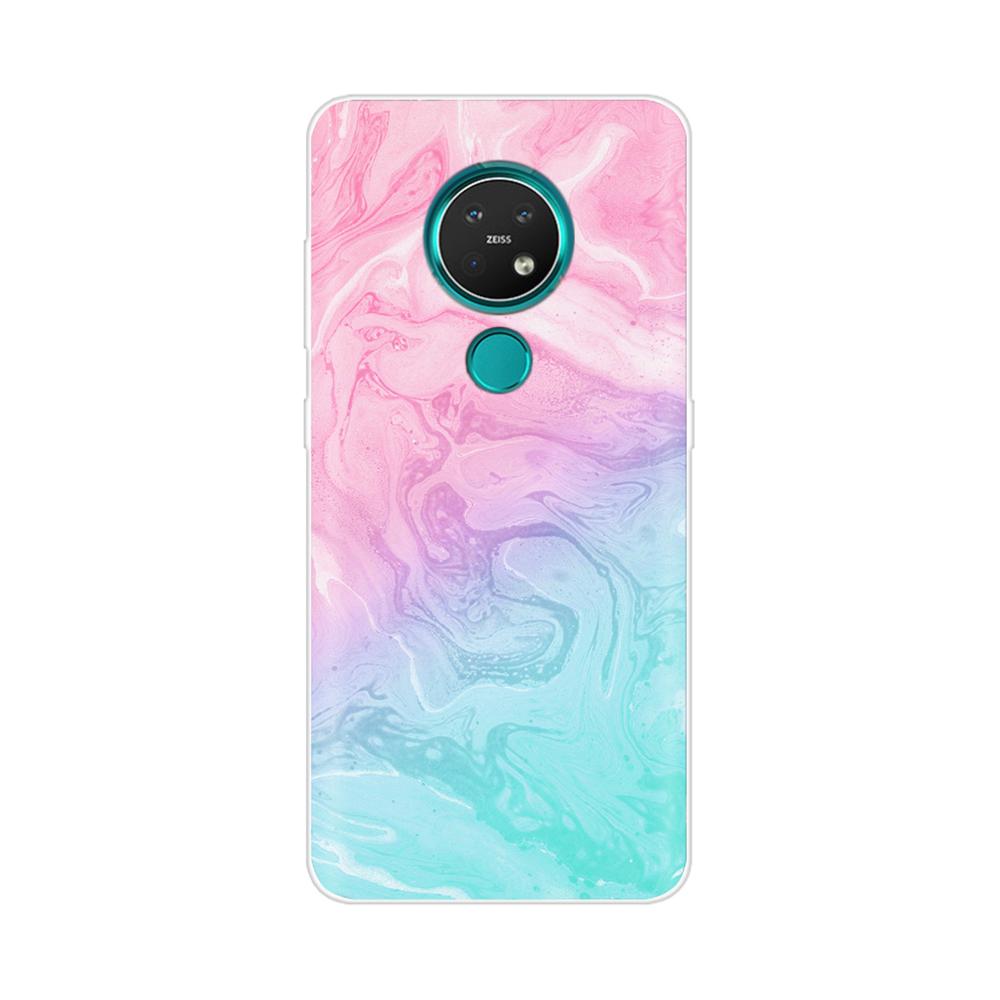 For Nokia 3.4 Back Cover Silicone Phone Case for Nokia 3.4 2020 Case 6.39 inch Flower Funda Coque Capa Bumper Protect Shell Bag