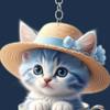 Мультяшный кот акриловый кулон подвесное украшение высокая прочность легко повесить декоративное зеркало заднего вида автомобиля брелок подвеска